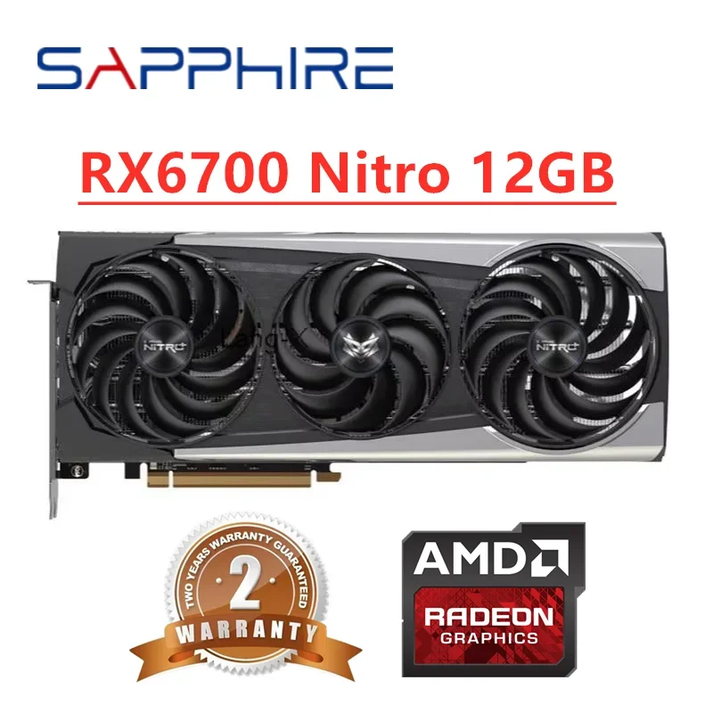 Rx 6700 Xt 12Gb Graphics Card - Karta graficzna GPU Sapphire RX 6700