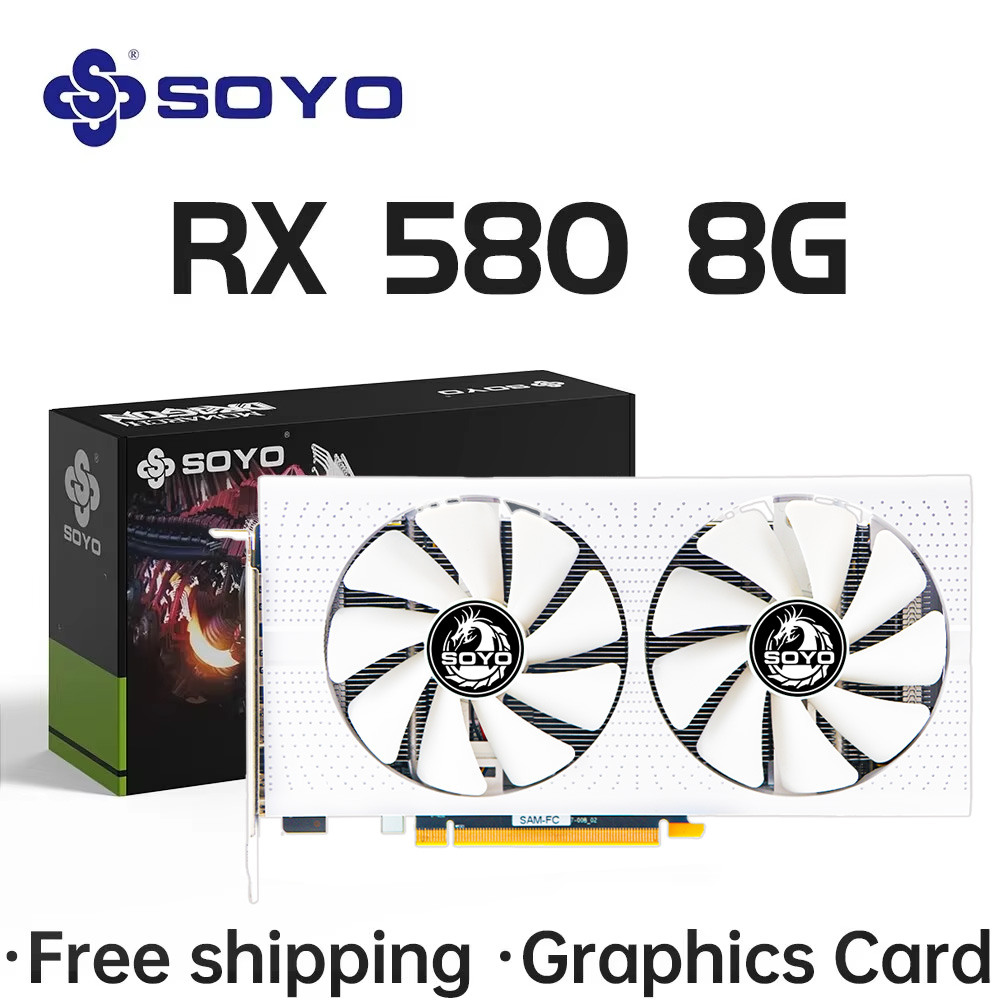 Karta graficzna SOYO AMD Radeo – Rx 580 8Gb 2048Sp Gpu recenzja i cena
